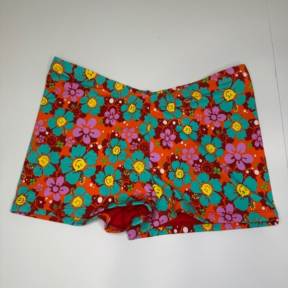Blackbough Floral Swim Shorts XL – Retro Hibiscus Print, NWOT - Picture 1 of 6